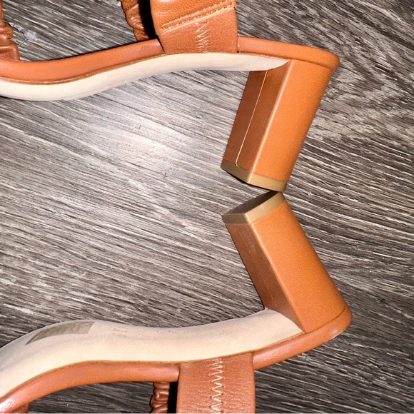 STAUD Leather Frankie Heeled Sandals - Picture 11 of 15